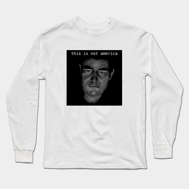 This Is Not America - Claes Bang Long Sleeve T-Shirt by Catrina1903